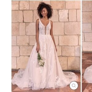 Maggie Sottero Leticia Lynette size 6 Wedding Dress Princess Style
